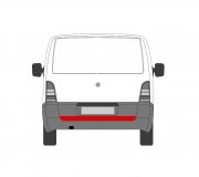 Ремонтная панель порога задней двери (внутренняя часть, ляда) MB Vito 638 1996-2003 6015-00-3541173P BLIC (Польша)