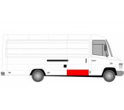 Ремонтна частина передніх дверей правих Mercedes-Benz Vario / Мерседес-Бенц Варіо 1996-2013 6015-00-3542122PP BLIC (Польща)