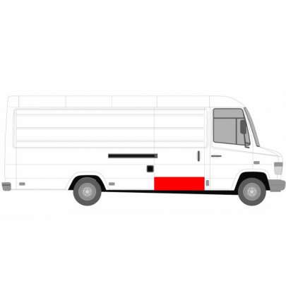 Ремонтная часть передней двери правой Mercedes-Benz Vario / Мерседес-Бенц Варио 1996-2013 6015-00-3542122PP BLIC (Польша)