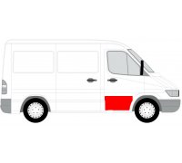 Ремонтная часть передней двери правой (45см) MB Sprinter 901-905 1995-2000 6015-00-3546128P BLIC (Польша)