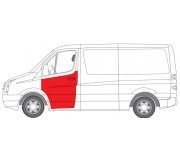 Ремонтна частина передніх дверей лівих VW Crafter 2006- 3547111 KLOKKERHOLM (Данія)