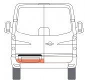 Ремонтная часть заднех дверей левих (внутренная) MB Sprinter 906 06- 6015-00-3548171P BLIC (Польша)