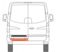 Ремонтная часть заднех дверей левих (внутренная) MB Sprinter 906 06- 6015-00-3548171P BLIC (Польша)