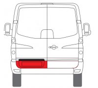 Ремонтная часть заднех дверей левих MB Sprinter 906 06- 6016-00-3548151P BLIC (Польша)