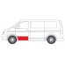 Ремонтная часть дверей левая (высота 300мм) VW Transporter T5 2003- 6015-00-9568121P BLIC (Польша) - Фото №1