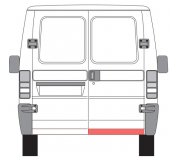 Ремонтная часть задней двери справа (пол) Fiat Ducato / Citroen Jumper / Peugeot Boxer 1994-2006 6016-00-2092171P BLIC (Польша)