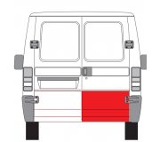 Ремонтная часть задней двери справа (висота 510мм) Fiat Ducato / Citroen Jumper / Peugeot Boxer 1994-2006 6015-00-2092154P BLIC (Польша)