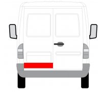 Ремонтная часть задней двери левой (14см) VW LT 1996-2006 6016-00-3546157P BLIC (Польша)