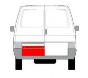 Ремонтна панель дверей задня ліва (обшивка, нижня частина) VW Transporter T4 90-03 6016-00-9558151P BLIC (Польща)