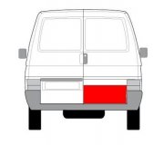 Ремонтна панель дверей задня права (обшивка, нижня частина) VW Transporter T4 90-03 6016-00-9558152K BLIC (Польща)