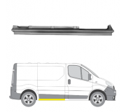 Ремонтная часть порог правый Renault Trafic II / Opel Vivaro A / Nissan Primastar 01-14 60264221 POLCAR (Польша)