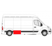 Ремонтная часть бока (нижняя часть,Высота:93см) Opel Movano B 2010- 6089020 KLOKKERHOLM (Дания)