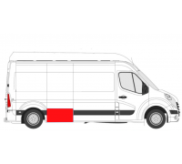 Ремонтная часть бока (нижняя часть,Высота:93см) Opel Movano B 2010- 6089020 KLOKKERHOLM (Дания)