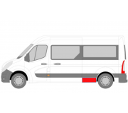Ремонтная часть бока (нижняя часть,Высота:31см) Opel Movano B 2010- 6089029 KLOKKERHOLM (Дания)