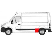 Ремонтная часть бока (спереди справа, длина:50см) Opel Movano B 2010- 6089564 KLOKKERHOLM (Дания)