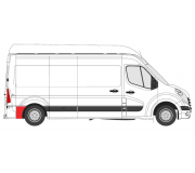 Ремонтная часть кузова сзади справа (L1/L2/L3/L4) Opel Movano B 2010- 6089602 KLOKKERHOLM (Дания)