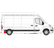 Ремонтная часть бока (сзади справа, нижняя часть, комплектация L1/L2/L3/L4) Opel Movano B 2010- 6089604 KLOKKERHOLM (Дания)