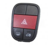 Кнопкова панель (аварійка / обігрів / замок) Citroen Nemo / Peugeot Bipper / Fiat Fiorino II 2008- 5090013 AUTOTECHTEILE (Німеччина)
