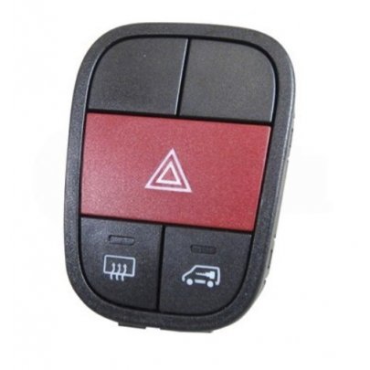 Кнопкова панель (аварійка / обігрів / замок) Citroen Nemo / Peugeot Bipper / Fiat Fiorino II 2008- 5090013 AUTOTECHTEILE (Німеччина)