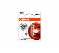 Автолампа підсвітки номера (2шт) VW LT 1996-2006 6418-02B OSRAM (Німеччина)