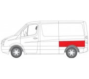 Ремонтна частина кузова задня ліва (середня база) VW Crafter 2006- 6504-01-3548585P BLIC (Польща)