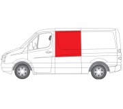 Ремонтная часть боковой панели кузова левая (цельный) VW Crafter 2006- 6505-06-3548018P BLIC (Польша)