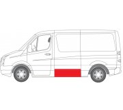 Ремонтная часть боковой панели кузова левая (висота 40.0 см) VW Crafter 2006- 6505-06-3548011P BLIC (Польша)