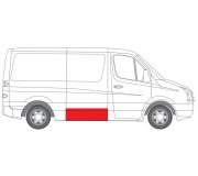 Ремонтная часть боковой панели кузова правая (висота 40.0 см) VW Crafter 2006- 6505-06-3548012P BLIC (Польша)