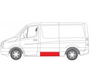 Ремонтна частина бічної панелі кузова ліва (середня база) VW Crafter 2006- 6505-06-3548013P BLIC (Польща)