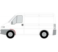 Ремонтная часть крила передняя левая (задня часть) Fiat Ducato / Citroen Jumper / Peugeot Boxer 1994-2006 6504-03-2092331K BLIC (Польша)