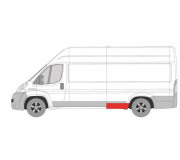 Ремонтная часть крила заднего правого (арка) Fiat Ducato II / Citroen Jumper II / Peugeot Boxer II 2006- 2097532 KLOKKERHOLM (Дания)