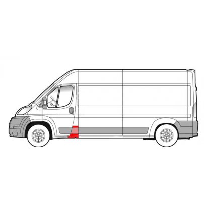 Ремонтная часть крила переднего левого Fiat Ducato II / Citroen Jumper II / Peugeot Boxer II 2006- 2097013 KLOKKERHOLM (Дания)