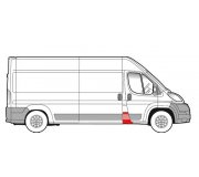 Ремонтна частина крила переднього правого Fiat Ducato II / Citroen Jumper II / Peugeot Boxer II 2006- 2097014 KLOKKERHOLM (Данія)