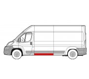 Ремонтная часть крила левого (141см/18см) Fiat Ducato II / Citroen Jumper II / Peugeot Boxer II 2006- 2097001 KLOKKERHOLM (Дания)