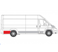 Ремонтная часть крила заднего правого (длинная модель, 70см) Fiat Ducato II / Citroen Jumper II / Peugeot Boxer II 2006- 2097604 KLOKKERHOLM (Дания)