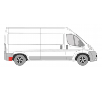 Ремонтная часть крила заднего правого Fiat Ducato II / Citroen Jumper II / Peugeot Boxer II 2006- 2097602 KLOKKERHOLM (Дания)