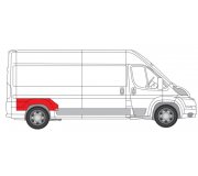 Ремонтная часть крила заднего правого (верхняя часть) Fiat Ducato II / Citroen Jumper II / Peugeot Boxer II 2006- 6504-03-2097532K BLIC (Польша)