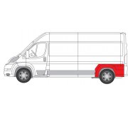 Ремонтная часть крила заднего левого Fiat Ducato II / Citroen Jumper II / Peugeot Boxer II 2006- 6504-03-2097593K BLIC (Польша)