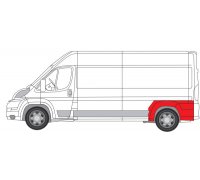 Ремонтная часть крила заднего левого Fiat Ducato II / Citroen Jumper II / Peugeot Boxer II 2006- 6504-03-2097593K BLIC (Польша)