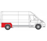 Ремонтна частина крил заднього правого Fiat Ducato II / Citroen Jumper II / Peugeot Boxer II 2006- 6504-03-2097594K BLIC (Польща)