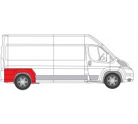 Ремонтная часть крила заднего правого Fiat Ducato II / Citroen Jumper II / Peugeot Boxer II 2006- 6504-03-2097594K BLIC (Польша)