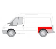 Крило заднє ліве (127,0/75,0) Ford Transit VI 2006-2014 6504-03-2509531K BLIC (Польща)