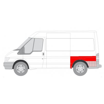 Крыло заднее левое (127,0/75,0) Ford Transit VI 2006-2014 6504-03-2509531K BLIC (Польша)