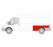 Крило заднє ліве (184,0/75,0) Ford Transit VI 2006-2014 6504-03-2509535K BLIC (Польща)