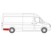 Ремонтна частина кузова задня права (довга база) VW Crafter 2006- 6504-03-3548594P BLIC (Польща)