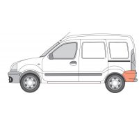 Ремонтна частина крила задня ліва Nissan Kubistar 2003-2008 6504-03-6010583P BLIC (Польща)