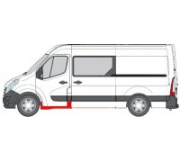 Ремонтная часть порога переднего левого Renault Master III 2010- 6089043 KLOKKERHOLM (Дания)