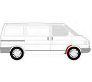 Ремонтна частина бічної крила передня права VW Transporter T4 90-03 6504-03-9558332P BLIC (Польща)