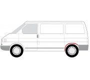 Ремонтна частина крила задня ліва (арка колісна) VW Transporter T4 90-03 6504-03-9558551P BLIC (Польща)