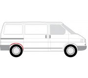 Ремонтна частина крила задня права (арка колісна) VW Transporter T4 90-03 6504-03-9558552P BLIC (Польща)